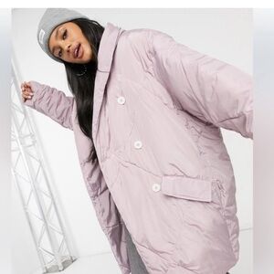 Free People Lilac Puffer Jacket
